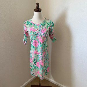 Lilly Pulitzer Pink and Green Mini Dress